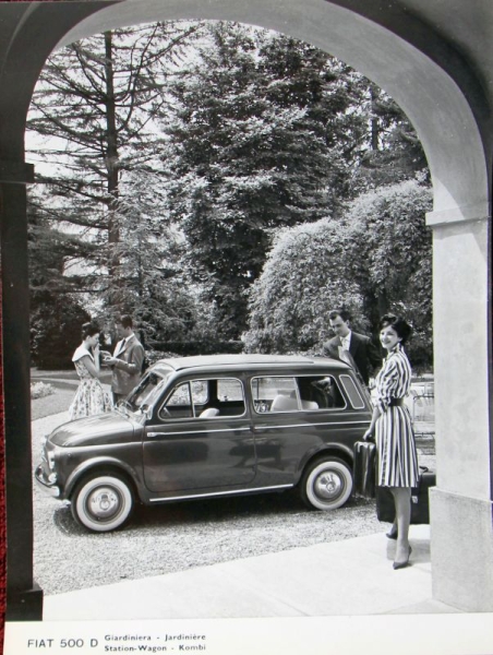 Fiat 500 D Giardiniera 1956 Factoryphoto (4567)